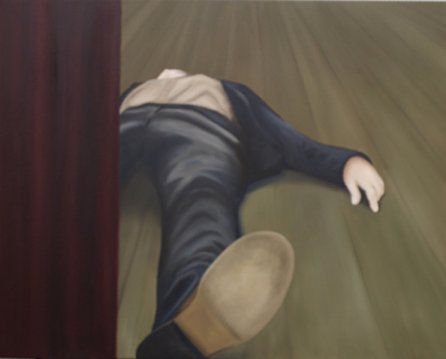  Inge Buschmann, Tatort, Öl auf Leinwand, 80x100 cm, 2008